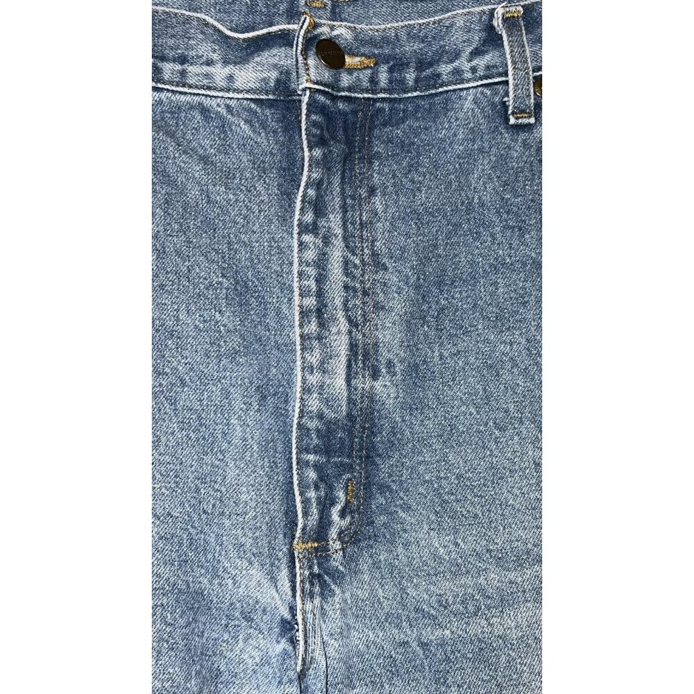 Carhartt Jeans Mens 40x34 Blue Traditional Fit Straight Stonewash Denim Pants - Picture 4 of 12